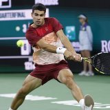 Carlos Alcaraz en est à 16 succès d'affilée à Indian Wells KEYSTONE/EPA/JOHN G. MABANGLO